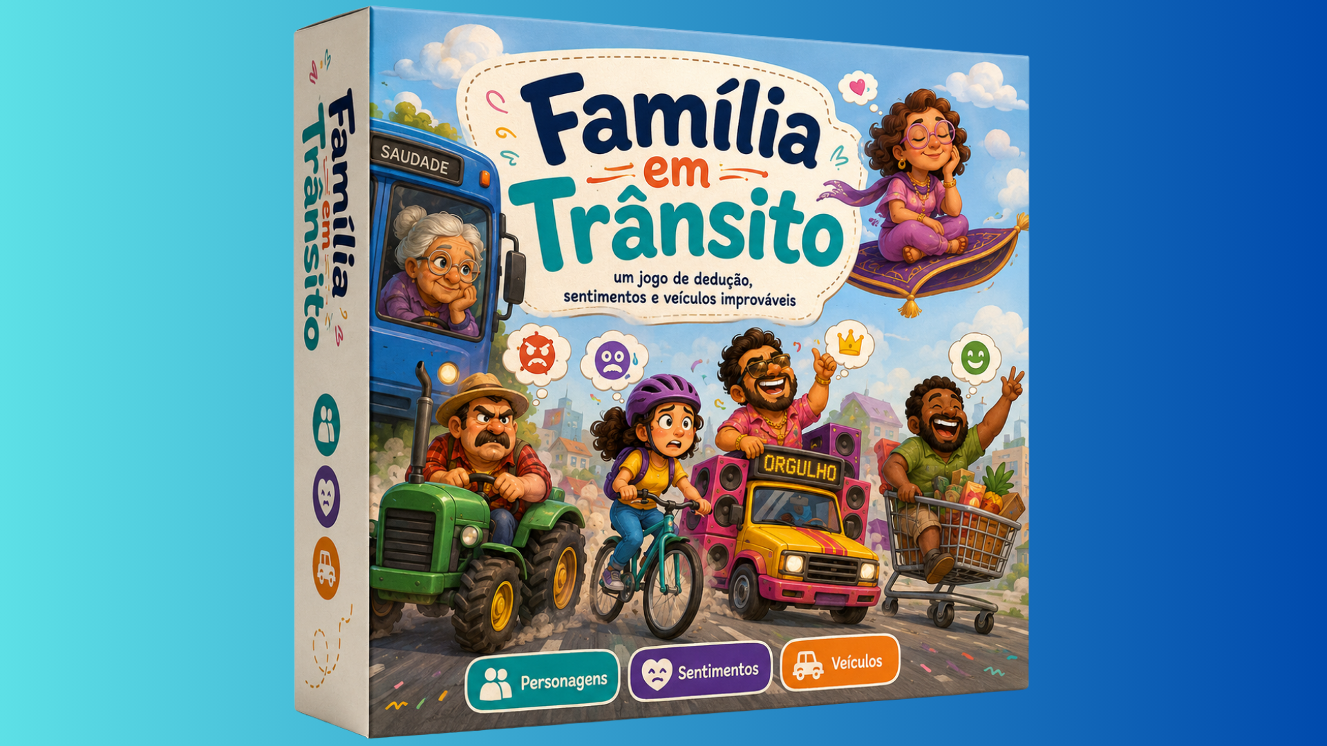 Família em Trânsito: um jogo gratuito para imprimir, recortar e jogar