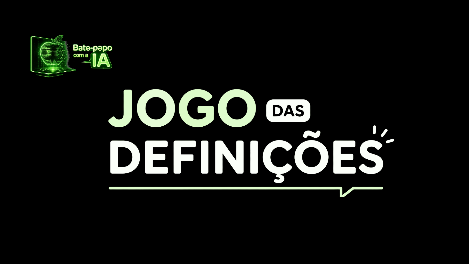 Bate-papo com a IA: Jogo das definições #01