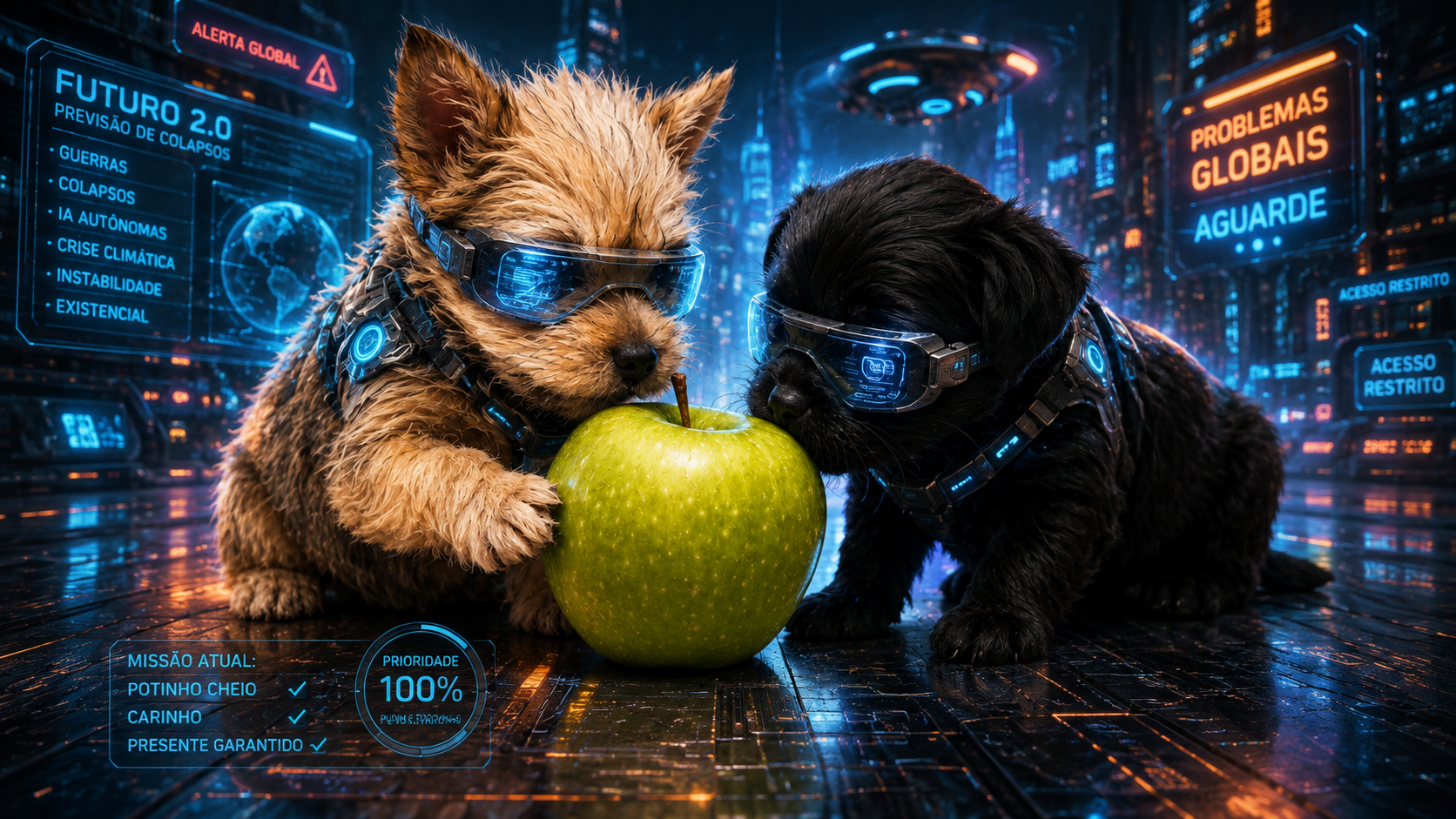 Pudim e Toddynho em: exterminadores do futuro
